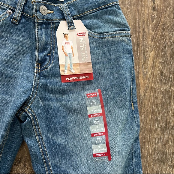 NWT Boys Levi’s 511 Slim - TWO PAIRS - Picture 4 of 6